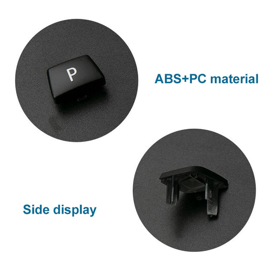 Car Gear Lever Auto Parking Button Letter P Cap for BMW X5 X6 2013-, Left Driving, For BMW X5 X6 2013-