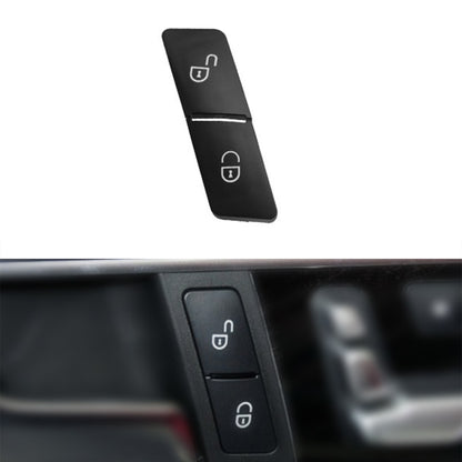 Black power window lock/unlock switch button panel, left door