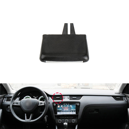 Black air vent control paddle with mounting clips
