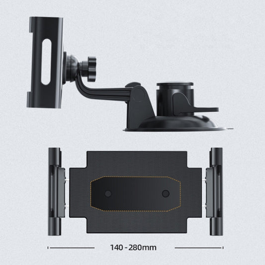 Car Dashboard Tablet Holder PU Suction Cup Windshield Bracket, PU Suction Cup