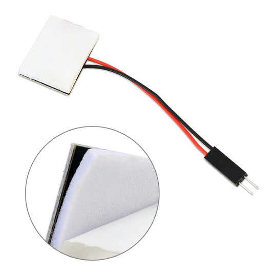 12-LED car reading dome light with LED panel, red/black wires, and two-pin plug