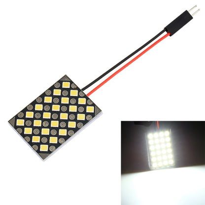 Car reading dome light with 24-LED board and black/red wire lead