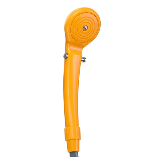 Orange portable car electric shower sprayer nozzle handle with adjustable outlet