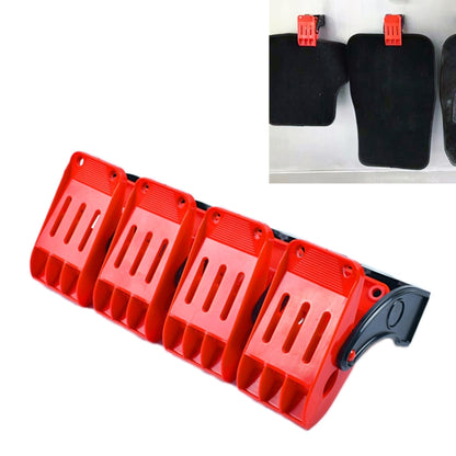 Car Foot Pad Cleaning Clip Multifunctional Wall Mounted Fixing Clip Hook, Wall Mounted Fixing Clip Hook