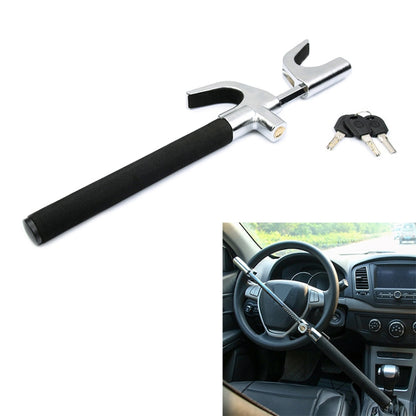Car Adjustable Telescopic U Shape Steering Wheel Lock Anti-theft, without Safety Hammer
