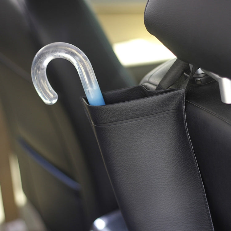 Waterproof Foldable Car Umbrella Cover Storage Bag, Black