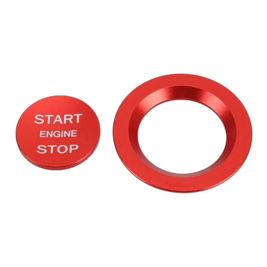 Car Engine Start Key Push Button Ring Trim Metal Sticker Decoration for Land Rover/Jaguar, For Land Rover/Jaguar