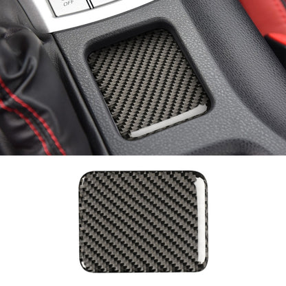 Carbon fiber seat heating panel sticker, black weave with silver outline