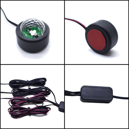 Universal Car  LED Atmosphere Lights Emergency Foot Light Voice Control Version, Voice Control Version