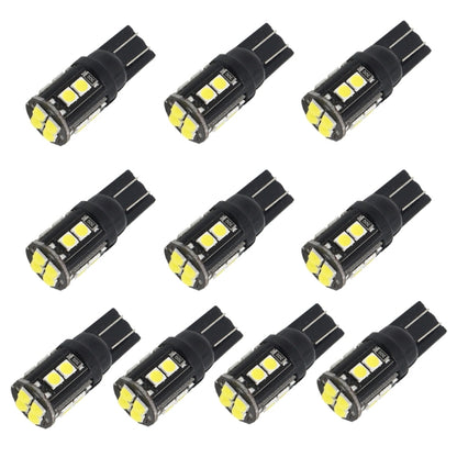 T10 LED car decoding light bulbs set, black base with 2-sided SMD LED chips