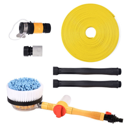 Car Cleaning Tools Chenille Automatic Rotating Car Wash Brush, Style: Water Brush + 5m Water Pipe, Style: Water Brush + 5m Water Pipe