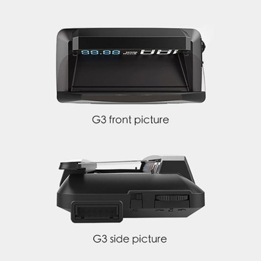 H400G Car 3.5 inch GPS Mode HUD Head-up Display Support Speed / Time / Distance Display, H400G