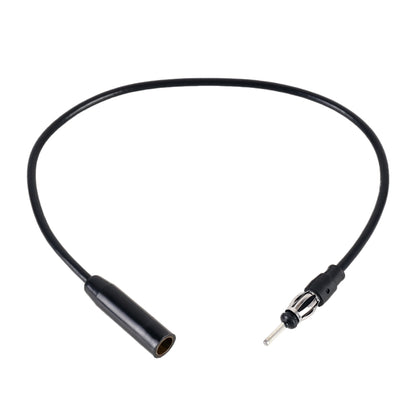 Black 0.5m FM antenna extension cable with RCA-style plug and wire end