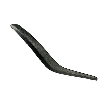 Black interior door handle trim, curved pull lever for car door