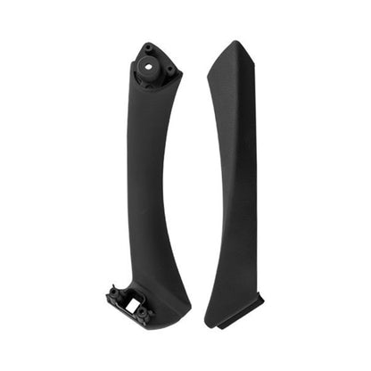Black inner door armrest handle assembly for car door, left side part