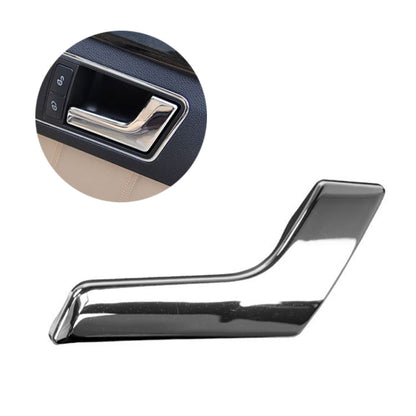 Bright chrome inner door handle, right side, for car door panel