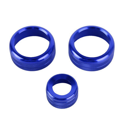 3 PCS Car Metal Air Conditioner Knob Case for BMW X1 / X2 / GT, For BMW X1 / X2 / GT (Blue), For BMW X1 / X2 / GT (Red), For BMW X1 / X2 / GT (Silver)