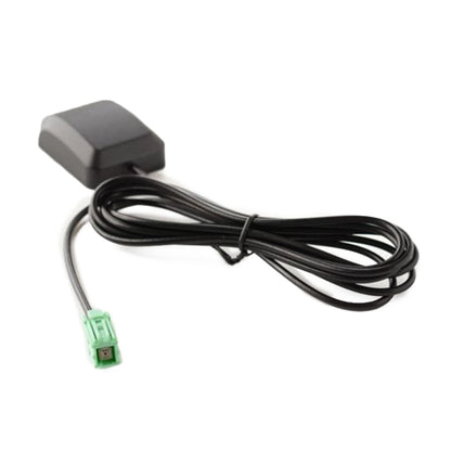 Car GPS antenna with cable and green connector plug