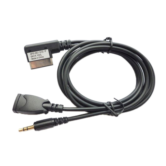 Car AMI AUX Audio Cable AUX + USB Charging + Mobile Music for Mercedes-Benz, For Mercedes-Benz (USB)