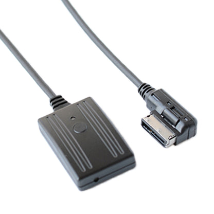 Audio wiring harness cable with square control module and multi-pin connector