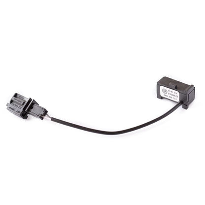 Bluetooth microphone wiring harness with two black connectors and cable