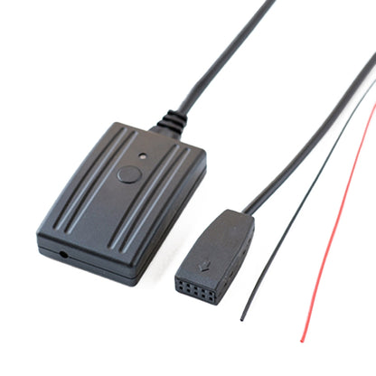 Car audio AUX Bluetooth cable control box with attached long wires and button