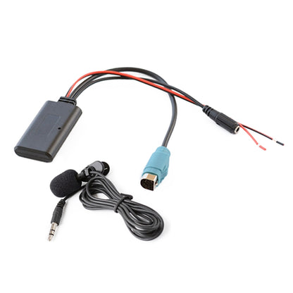 Car AUX Bluetooth Wireless Music Audio Cable + MIC for Alpine Kce-237b 123E 101E 102E 105E 117J 305S, For Alpine Kce-237b 123E