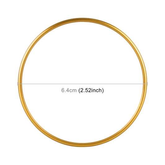 Car headlight switch decorative ring, gold ring with 6.4 cm diameter marking