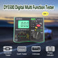DY5500 digital multifunction tester with display, selector dial, and test button controls