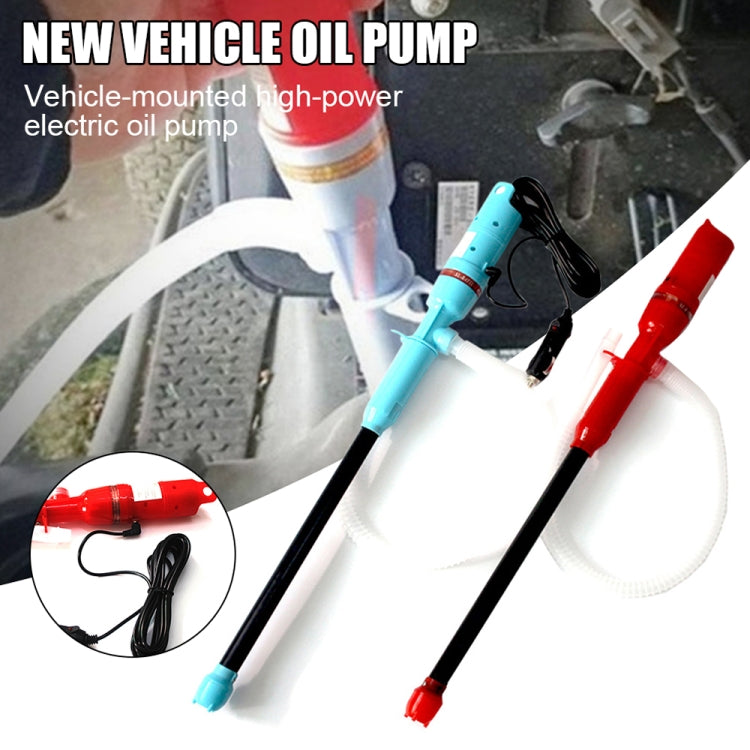 Vehicle-mounted electric oil pump with blue or red wand and power cord
