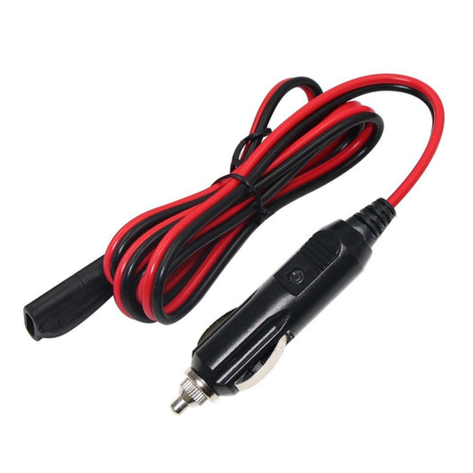 12V car power cord with cigarette-lighter plug and red/black 1.5m cable