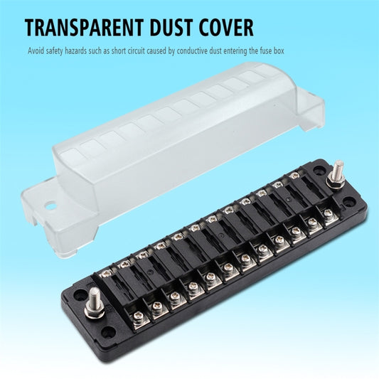 CS-978A2 FB1902 1 In 12 Out Independent Positive Negative Fuse Box without Fuse Piece for Auto Car Truck Boat, CS-978A2