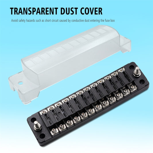 CS-979A2 FB1904 1 In 1 Out 12 Ways No Distinction Positive Negative Fuse Box without Fuse for Auto Car Truck Boat, CS-979A2