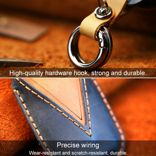 For BMW Old Style Car Cowhide Leather Key Protective Cover Key Case, Two Keys Version, For BMW Old Style, Two Keys Version, For BMW, For BMW Old Style