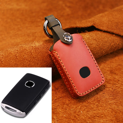 For Mazda New Style Car Cowhide Leather Key Protective Cover Key Case, For Mazda New Style