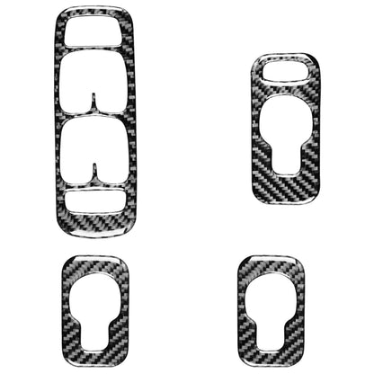 Car Carbon Fiber Window Lift A Decorative Sticker for Volvo XC90 2003-2007, Left Drive, Window Lift A, Left Drive