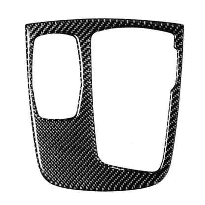 Right-hand central shift panel cover sticker with black carbon fiber weave trim