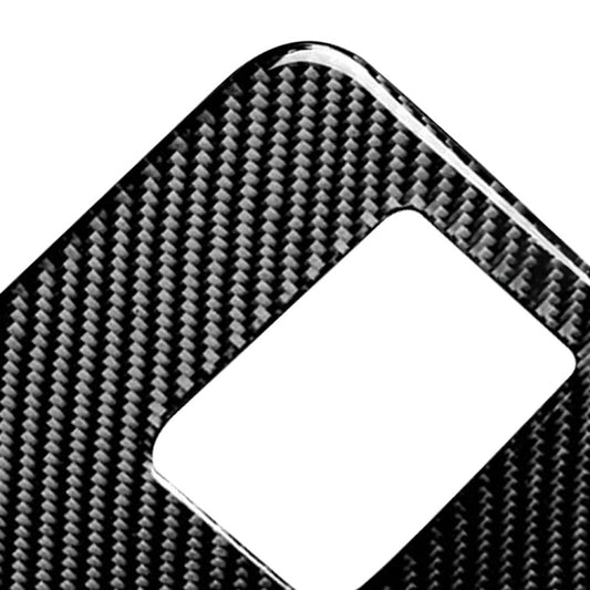 Car Carbon Fiber Storage Box Panel Solid Color Decorative Sticker for BMW G01 X3 2018-2020 / G02 X4 2019-2020, Left and Right Drive Universal, Storage Box Panel Solid Color