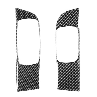 Carbon Fiber Car Window Lift Panel Decorative Sticker for Dodge Challenger 2015 to Now, Left Driving, Window Lift Panel