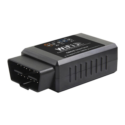 Mini OBD2 WiFi car diagnostic scanner with OBD connector and label