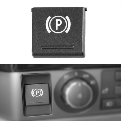 Auto parking switch cover button with “P” icon, dark gray rectangular module