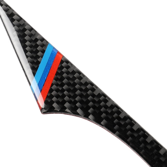 Three Color A Carbon Fiber Car Rearview Mirror Bumper Strip Decorative Sticker for BMW 5 Series E60 2008-2010 / F10 2011-2017 /  F07 2010-2015 /  F01 2010-2015, Rearview Mirror(Three ColorB), Rearview Mirror(Three ColorA), Rearview Mirror