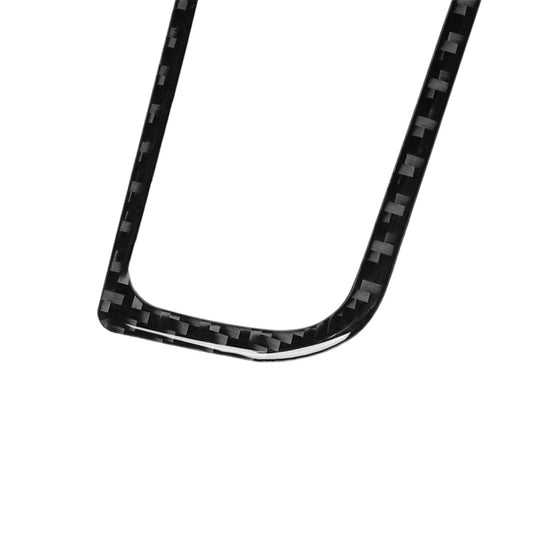 Carbon-fiber style side air outlet frame trim, curved edge strip