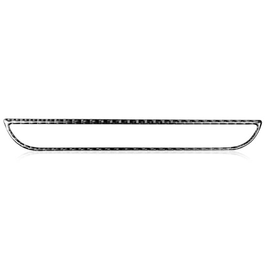 Carbon fiber style central control panel decorative trim strip