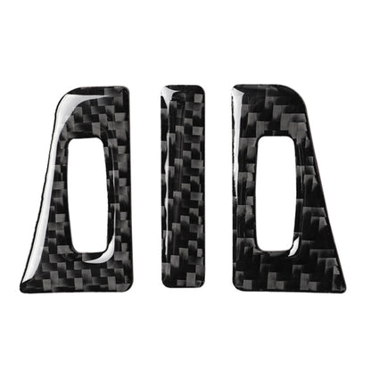 3 in 1 Car Carbon Fiber Air Outlet Decorative Sticker for Lexus NX200 / 200t / 300h 2014-2021, Left and Right Drive Universal, Air Outlet