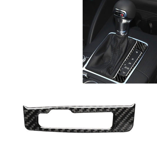 Carbon fiber gear shift frame sticker, right-drive bezel for car interior