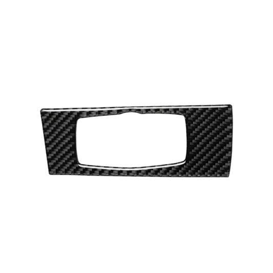 Black carbon fiber headlight decorative sticker with rectangular cutout