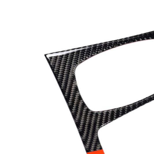 Car Carbon Fiber Tricolor Gear Panel Decorative Sticker for BMW X5 2008-2013 / X6 2009-2014, High Configuration Left Drive, Gear Panel(Tricolor, High Configuration)