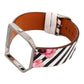 For Fitbit Blaze Leather Replacement Strap Watchband, A, B, C, D, E, F, G, Flamingo, Green Leaf, Peony, Red Flower, Sunflower