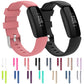 For Fitbit Inspire 2 TPE Replacement Strap Watchband, S, L
